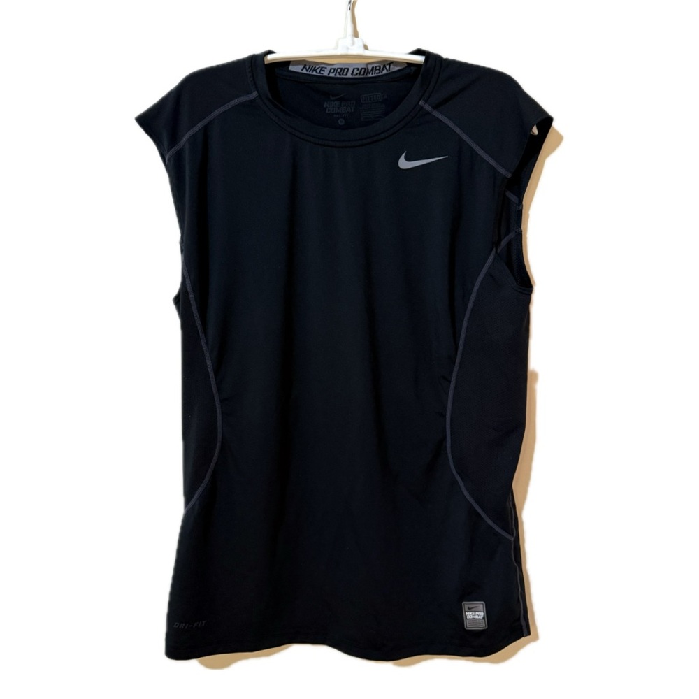 Nike | Pro Combat Dri-Fit Fitted Tank, Black